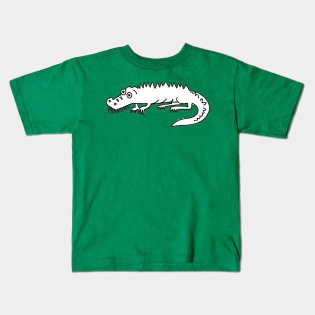 Mrs Croc Kids T-Shirt by nloooo